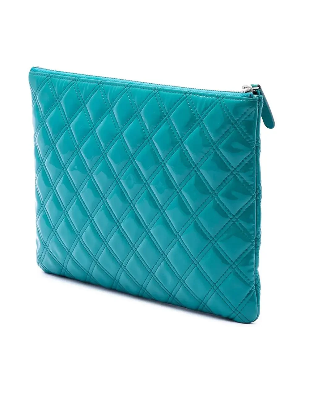 Chanel Medium Quilted Patent O Case #305768C83B